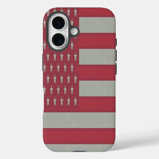 Retro American Flag  iPhone 16 Case