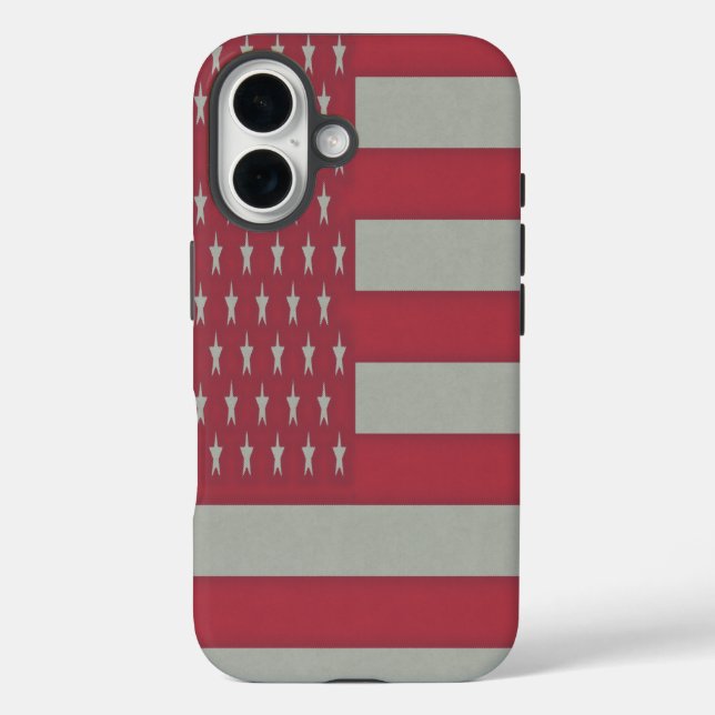 Retro American Flag  Case-Mate iPhone Case (Back)