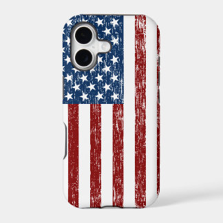 Retro American Flag iPhone Case