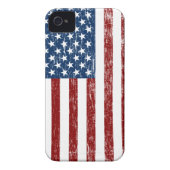 Retro American Flag iPhone Case (Back)