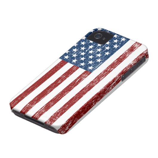 Retro American Flag iPhone Case (Bottom)