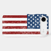 Retro American Flag iPhone Case (Back (Horizontal))