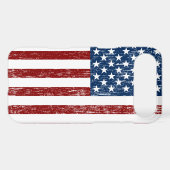 Retro American Flag iPhone Case (Back (Horizontal))