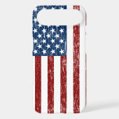 Retro American Flag iPhone Case (Back)
