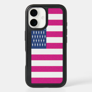 Retro American Flag  iPhone 16 Case