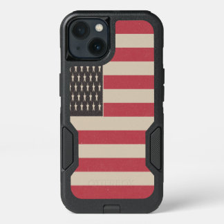 Retro American Flag iPhone 13 Case