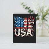 Retro American Flag USA 4th of July (Standing Front)