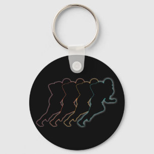 Retro American football Artwork Keychain