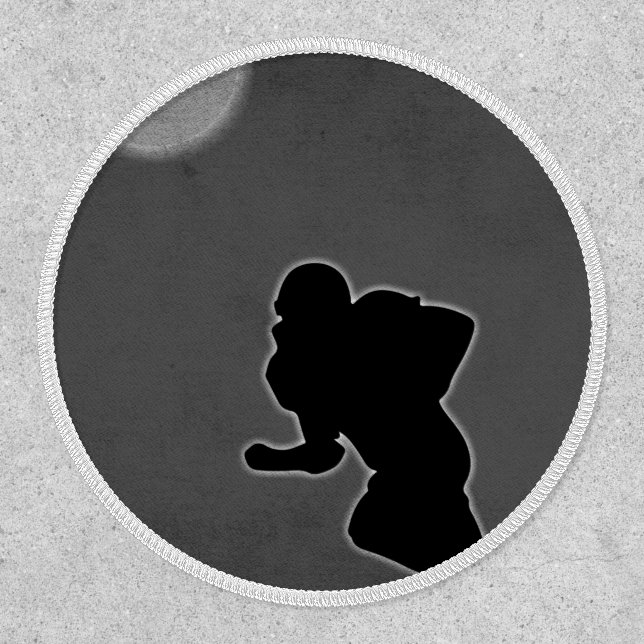 Retro American football design Patch (Front)