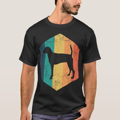 Retro American Foxhound Dog Owner Breeder Pet Love T_Shirt