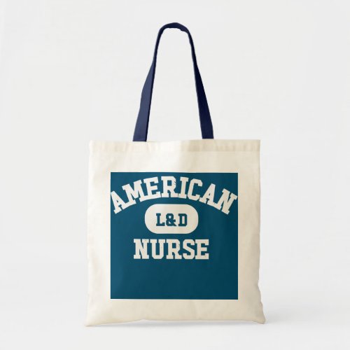 Retro American Labor and Delivery Nurse  Tote Bag