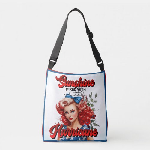 Retro American Pinup_ Sunshine Mixed with a little Crossbody Bag