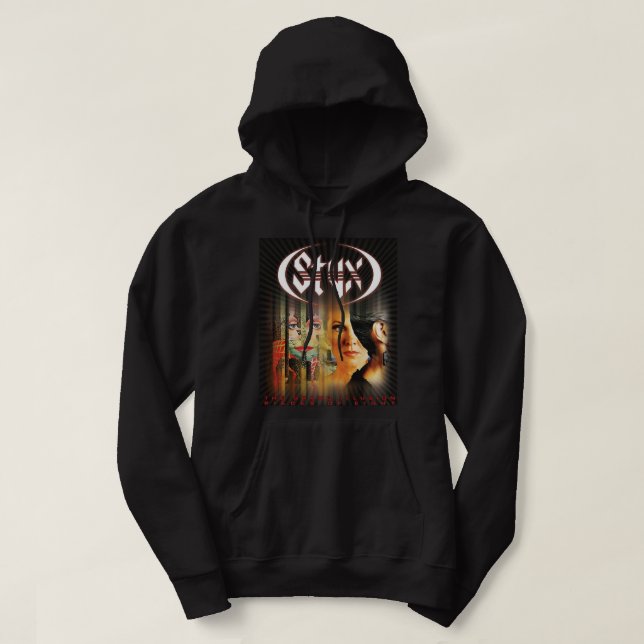 Retro american rock band styx gift fan Essential  Hoodie (Design Front)