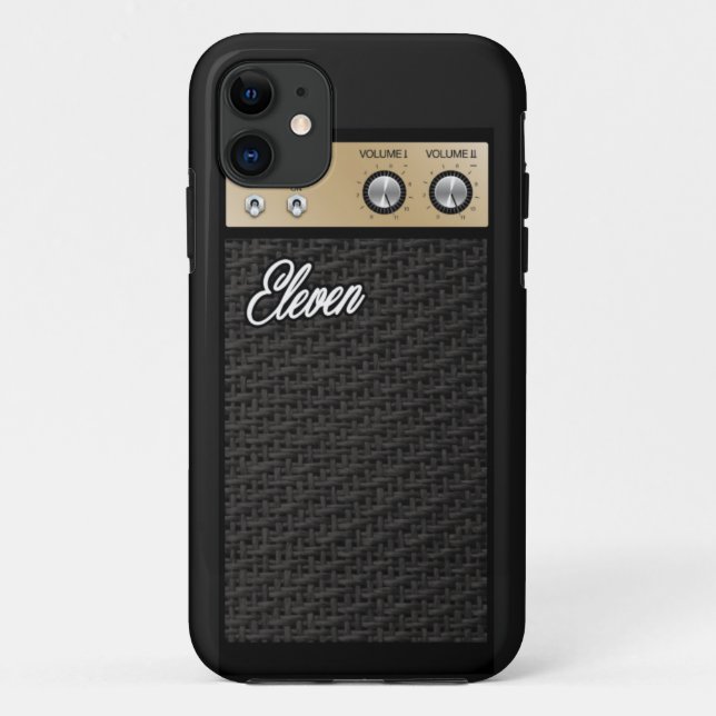 Retro Amplifier iPhone Case (Back)