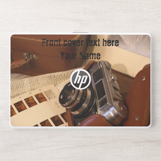 Retro analog Photo Camera HP Laptop Skin (Front)