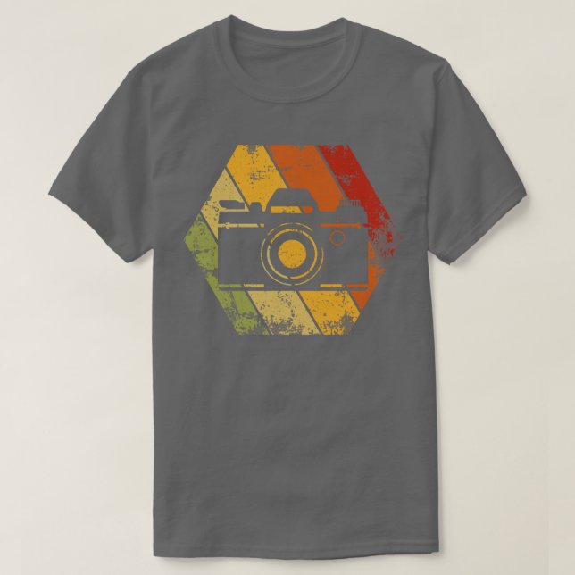 Retro Analog Photography Vintage Icon T-Shirt (Design Front)