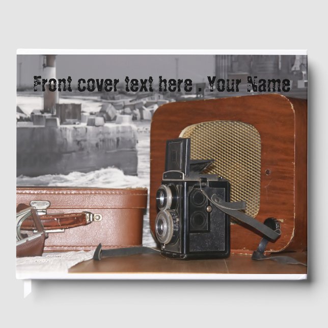Retro analog Video Camera Guest Book (Front)