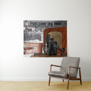 Retro analog Video Camera Tapestry