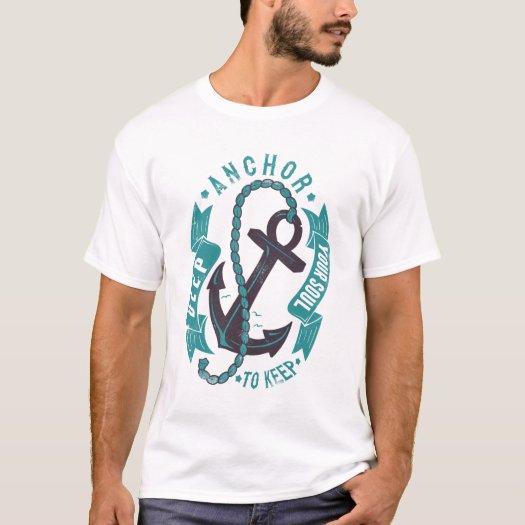 Retro Anchor Deep Your Soul to Keep Summer