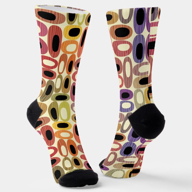 Retro And Colorful Socks (Angled)
