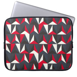 Retro and Vintage style with geometric shape,  ill Laptop Sleeve