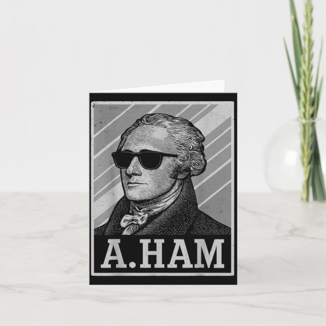 Retro Ander Hamilton Tee Funny Saying Men Women Ki Card (Front)