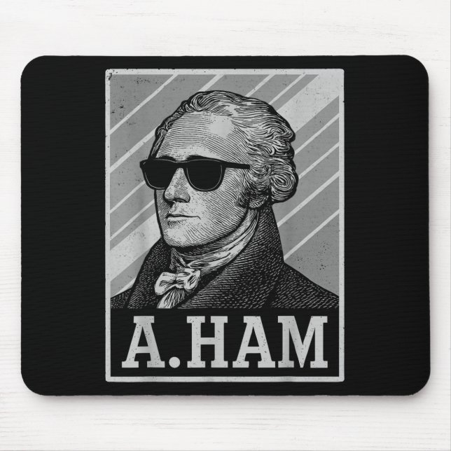 Retro Ander Hamilton Tee Funny Saying Men Women Ki Mouse Pad (Front)