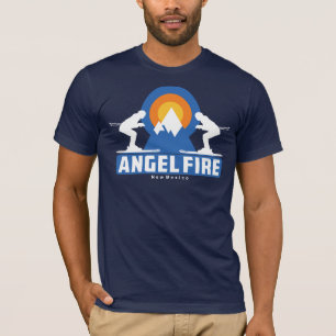 Retro Angel Fire Ski Sunset T-Shirt