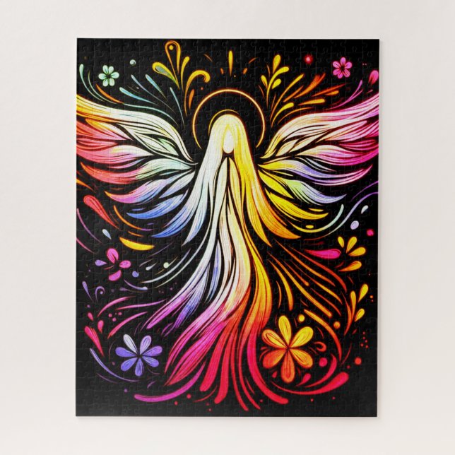 Retro Angel Posters for Adults 16x20 520 Piece Jigsaw Puzzle (Vertical)