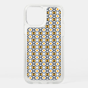 Retro Angles Abstract Geometric Pattern Speck iPhone 12 Pro Case