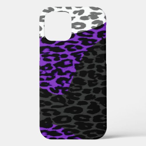 Retro animal print fur skin of leopard iPhone 12 pro case