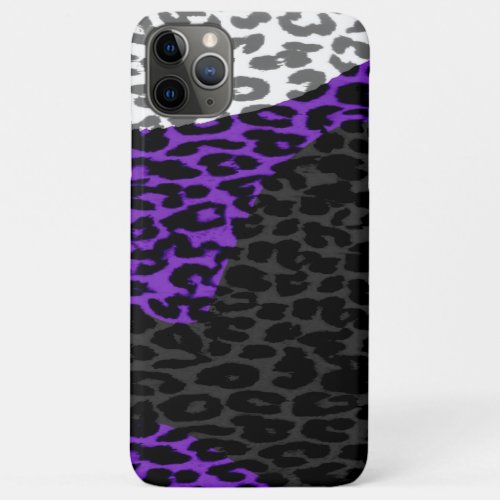 Retro animal print fur skin of leopard iPhone 11 pro max case