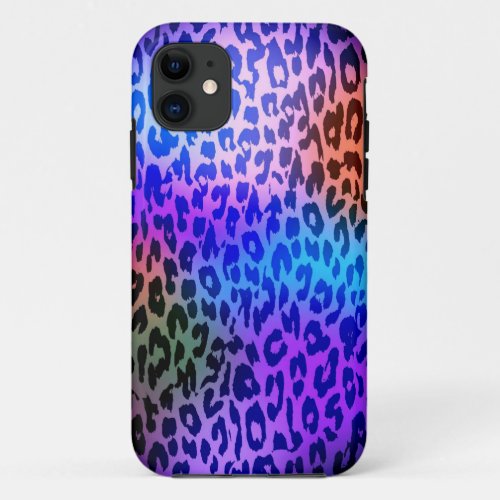 Retro animal print skin of leopard iPhone 11 case