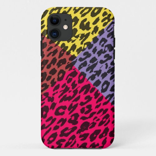 Retro animal print texture of leopard 2 iPhone 11 case