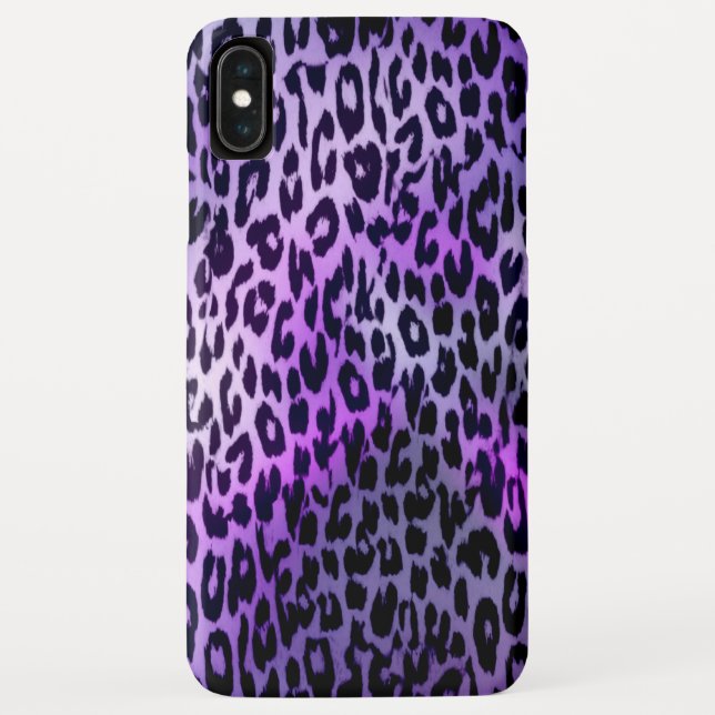 Retro animal print texture of leopard Case-Mate iPhone case (Back)