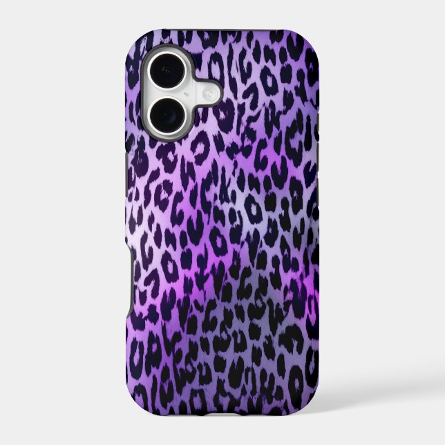 Retro animal print texture of leopard Case-Mate iPhone case (Back)