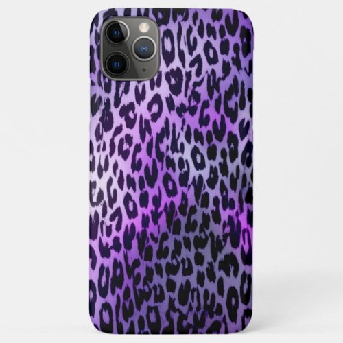 Retro animal print texture of leopard iPhone 11 pro max case