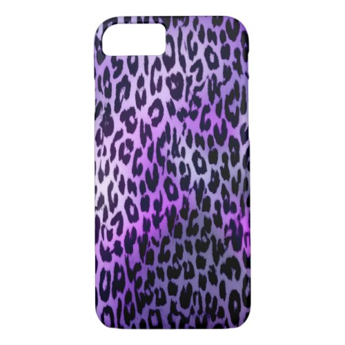 Retro animal texture of leopard iPhone 87 case