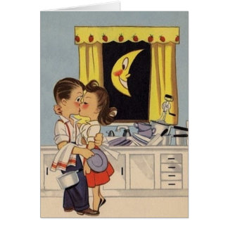 Retro Anniversary Greeting Card