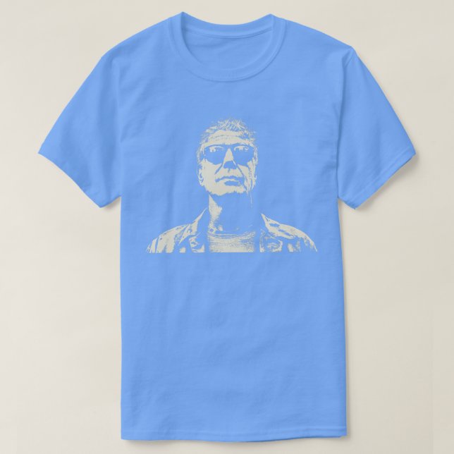 Retro Anthony Bourdain Gifts TShirt (Design Front)