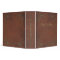 Retro Antique Book, faux leather bound brown