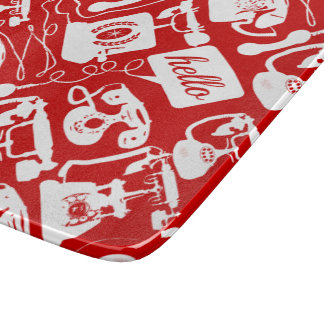 Retro Any Color Telephone Pattern Cutting Board