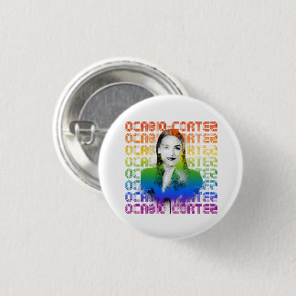 Retro AOC Pride Button