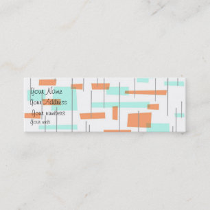 Retro Appeal Mini Business Card