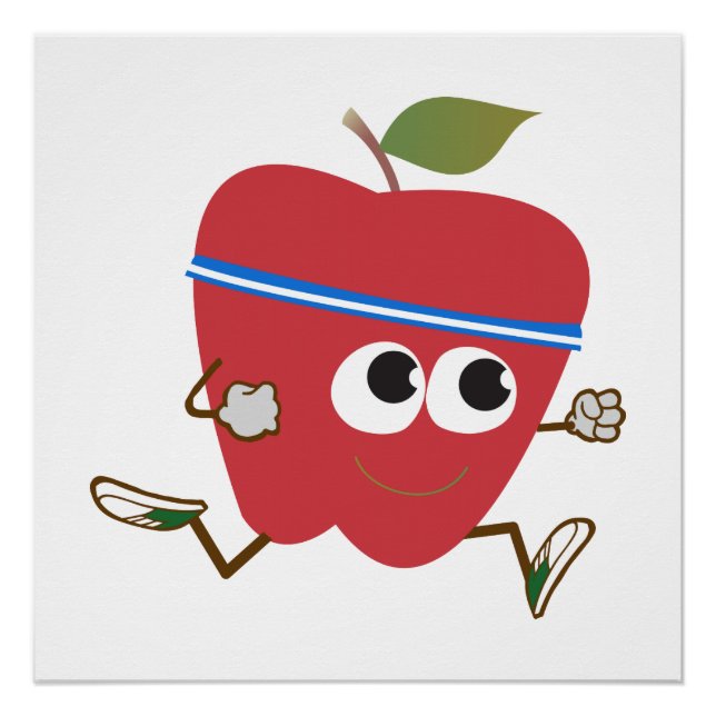 Retro Apple Runner Poster (Front)