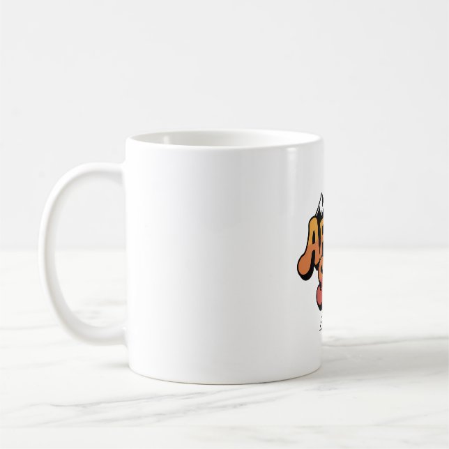 Retro Après Ski Mountain Party Design Coffee Mug (Left)