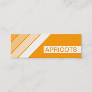 retro APRICOTS Mini Business Card