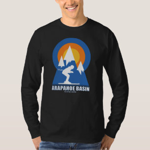 Retro Arapahoe Basin Ski Sunset T-Shirt