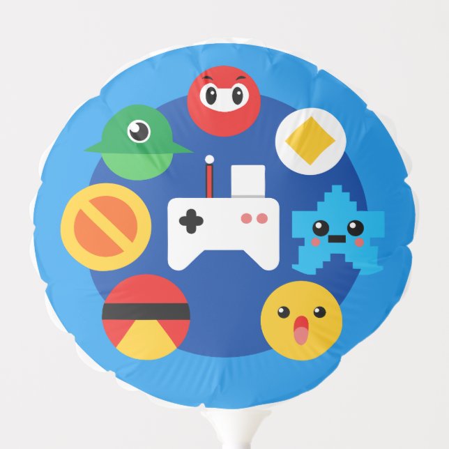 Retro Arcade Fun Balloon (Front)