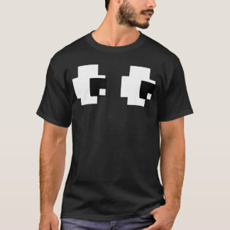Retro Arcade Game Ghost Eyes Group Halloween Costu T-Shirt